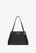Guess KARNILLA GIRLFRIEND CARRYALL - Handbag - coal logo
