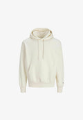 Jack & Jones JORFREDERIKSBERG MONOGRAM HOOD - Hoodie - whisper white