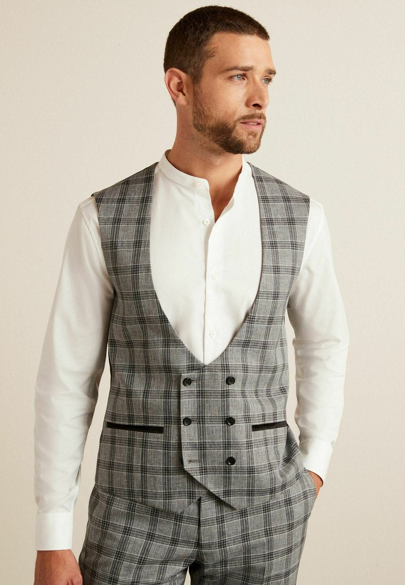 CHECK SUIT: WAISTCOAT - Next - View 1
