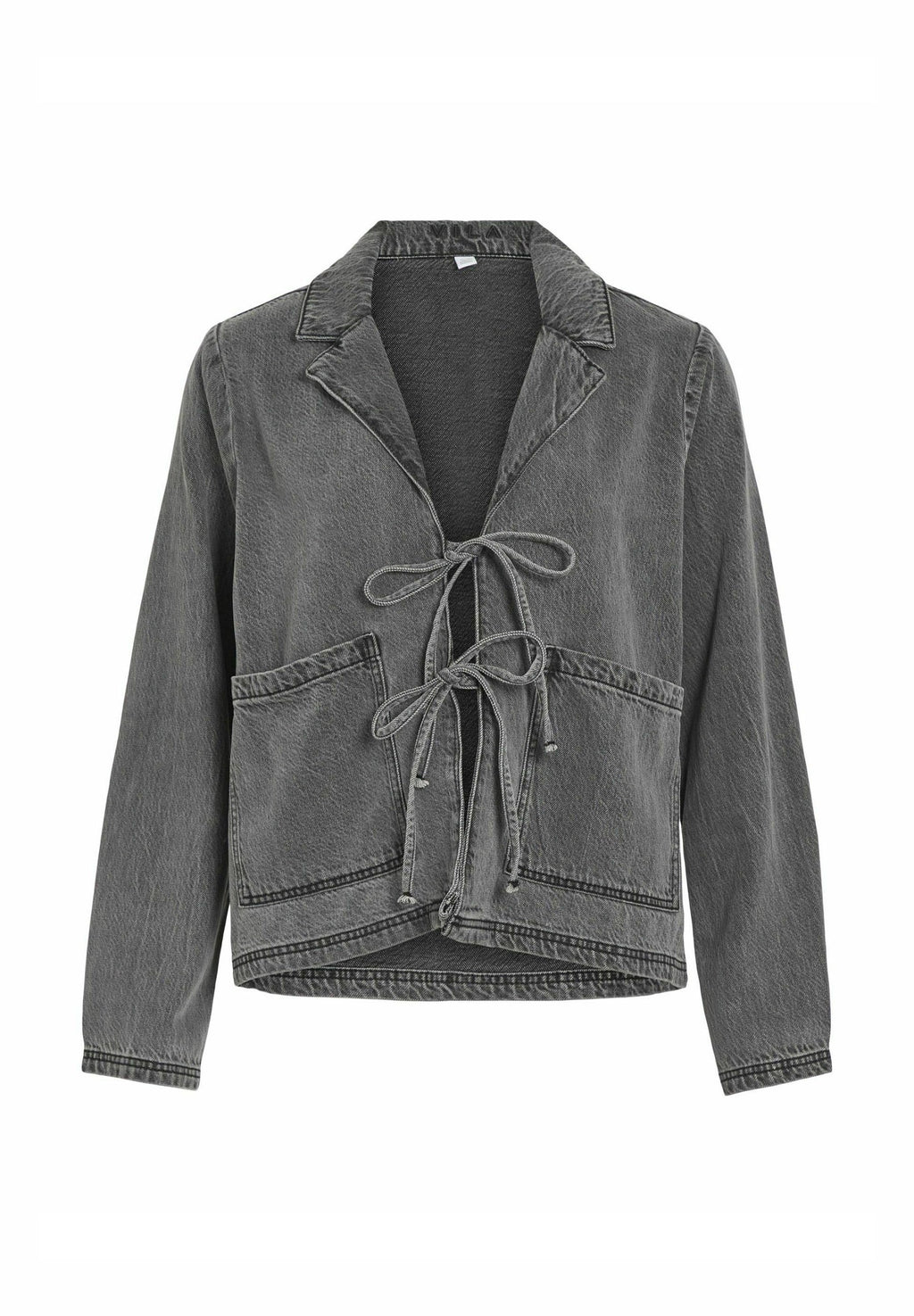 VILA Denim VIKIKI Tie front