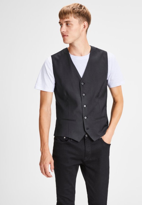 Jack & Jones Waistcoat - black