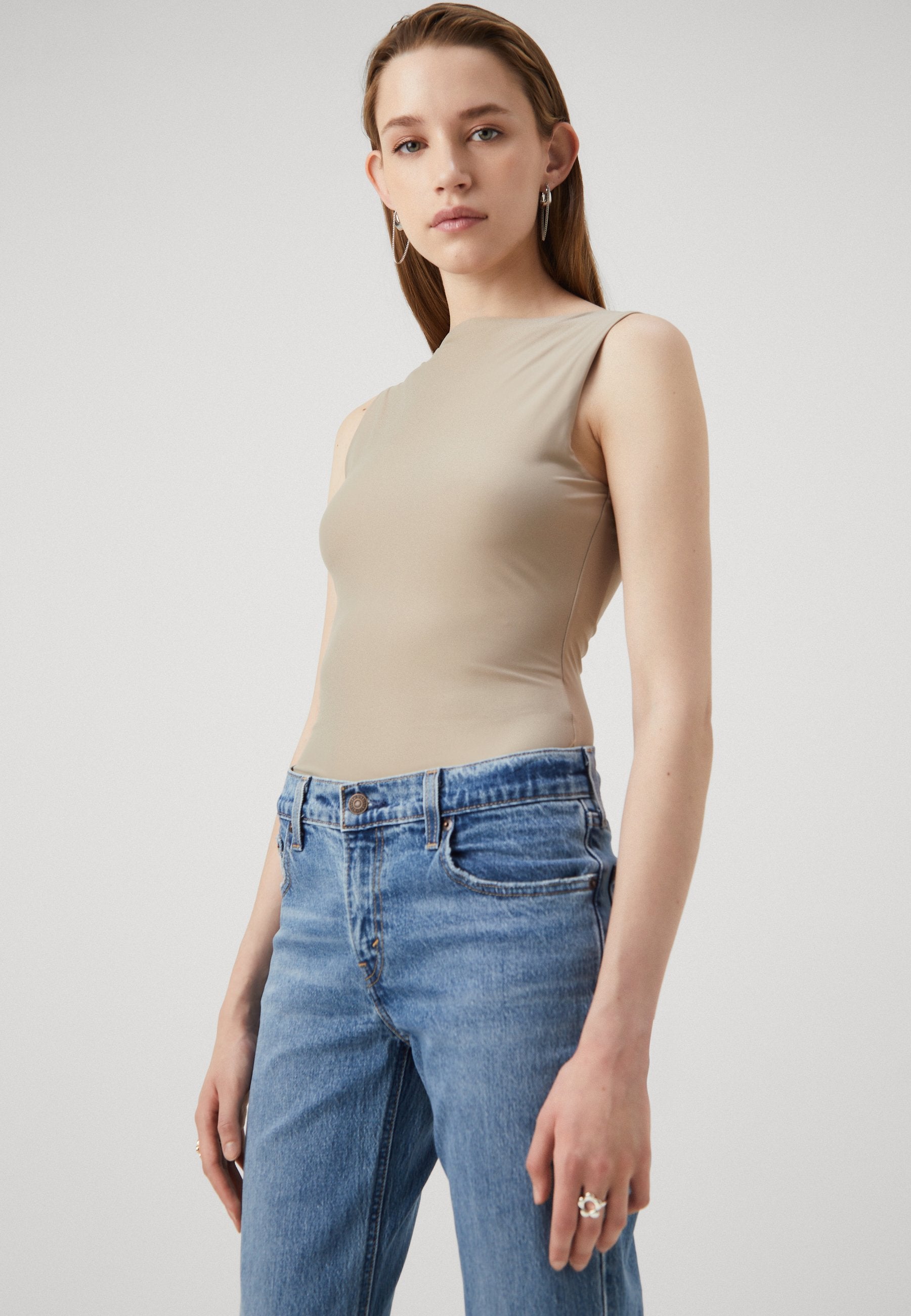 Abercrombie & Fitch BARE SOFT MATTE SHELL BODYSUIT
