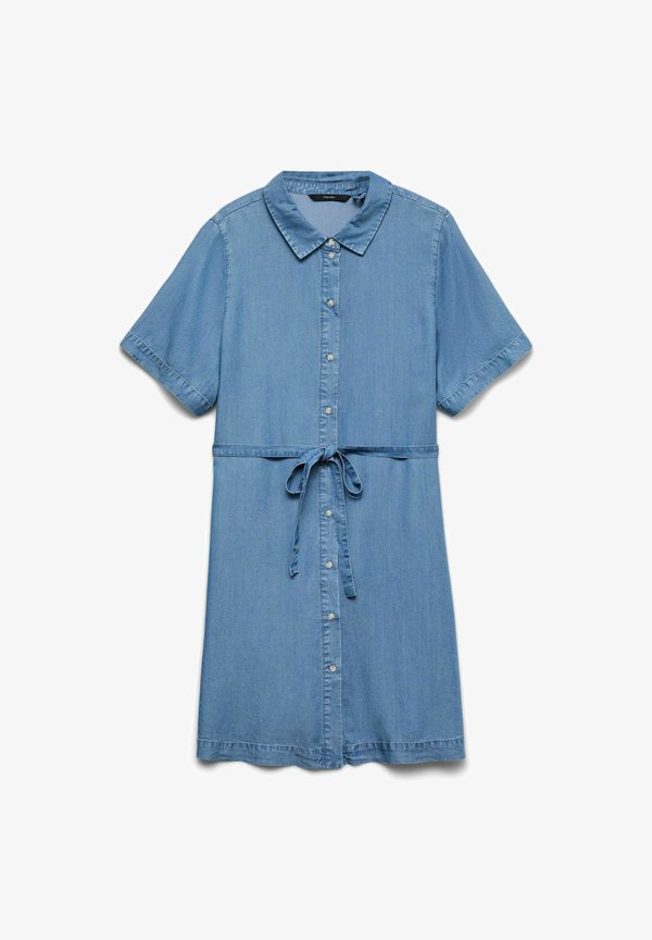 Vero Moda Denim VMBREE Short - Denim dress - medium blue denim