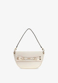 Guess CAMELIA FLAP SHOULDER BAG - Handbag - weiß