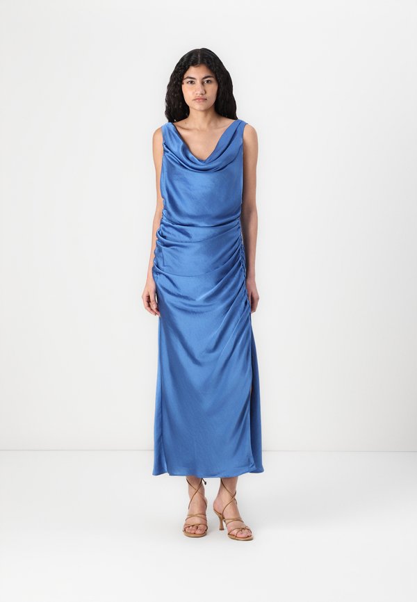 Abercrombie & Fitch Cowl Neck Draped Maxi Dress