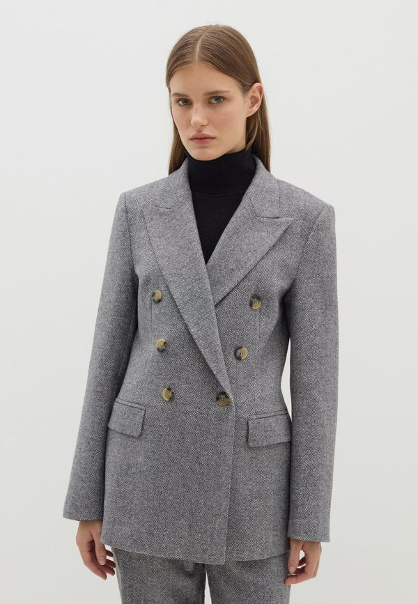 Stefanel DOUBLE-BREASTED TWEED