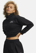 Under Armour RIVAL FLEECE SCRIPT - Fleece jumper - black