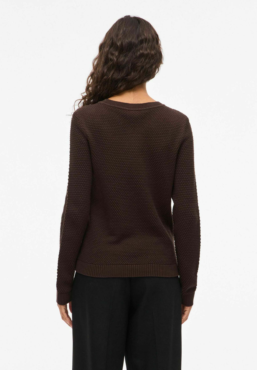 VILA VIDALO O-NECK L/S KNIT TOP- NOOS