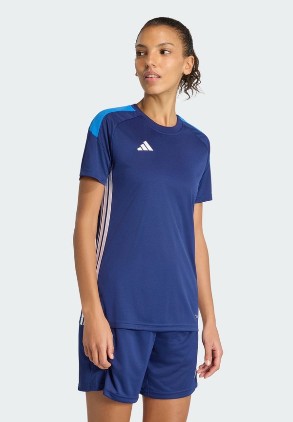 adidas Performance Print T-shirt - dark blue/bright royal/white