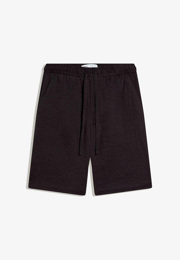 Bershka RUSTIC JOGGER - BERMUDA SHORTS 00998721 - Shorts - black