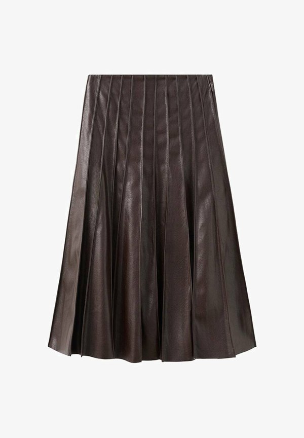 Mango A-line skirt - brown