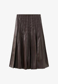 Mango A-line skirt - brown