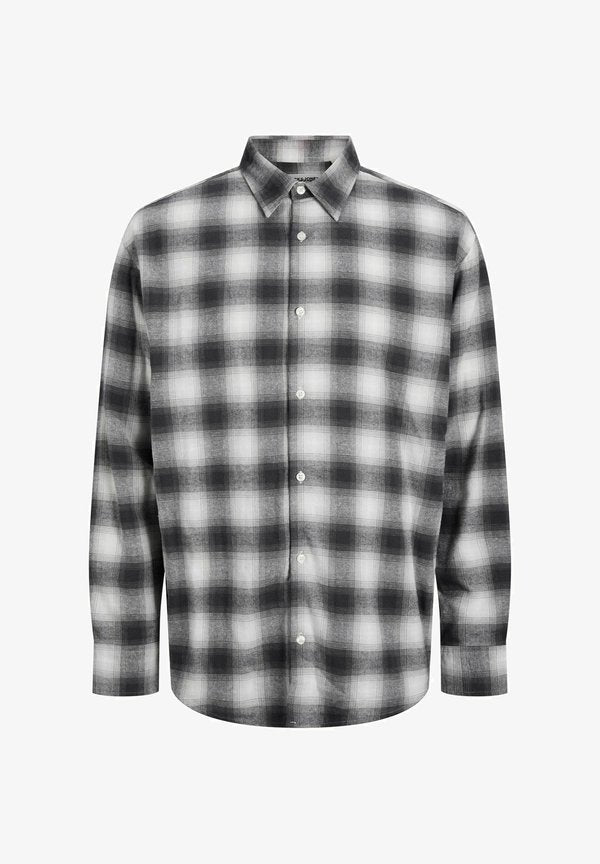 Jack & Jones Checked Loose Fit - Shirt - phantom