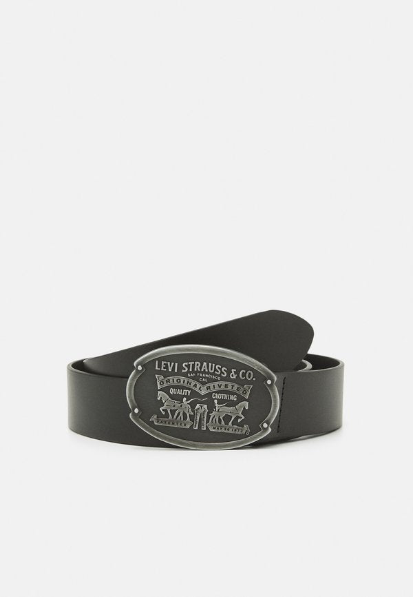 Levi's® BILLY PLAQUE BELT - Belt - regular black