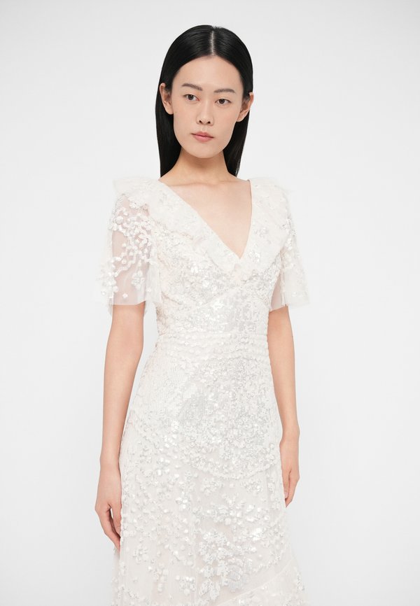 Needle & Thread ANAIS SEQUIN FRILL ANKLE GOWN