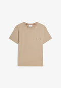 Tommy Hilfiger STRETCH SLIM FIT TEE - Basic T-shirt - batique khaki