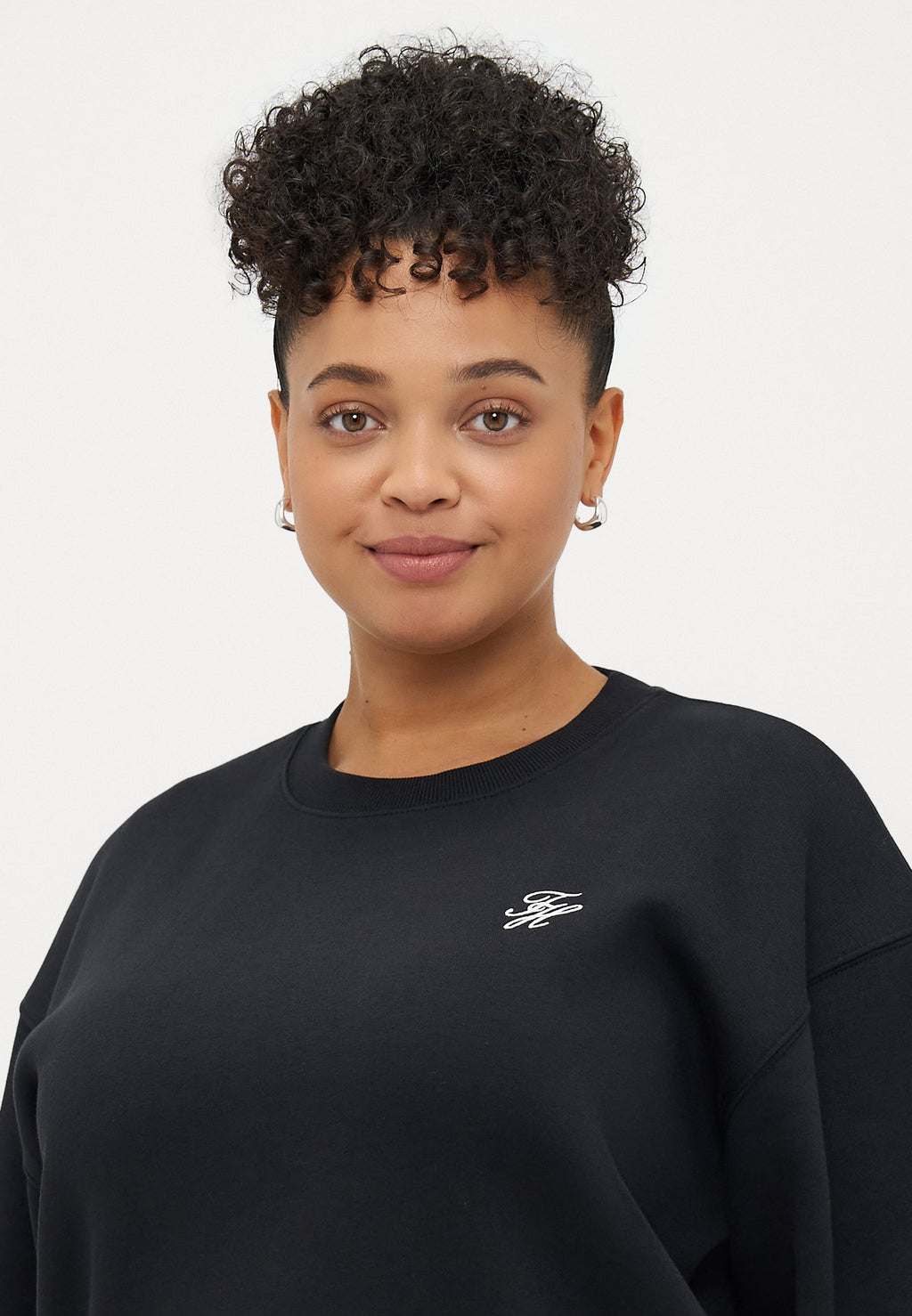 CURVE LOGO EMBROIDERY FLEX FLEECE SWEATSHIRT Media 5