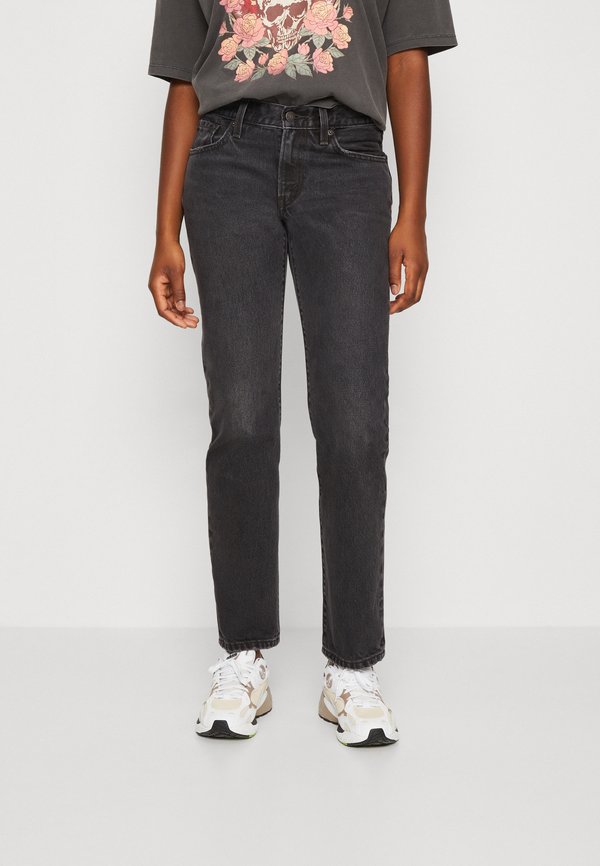Levi's® MIDDY STRAIGHT - Straight leg jeans - black denim