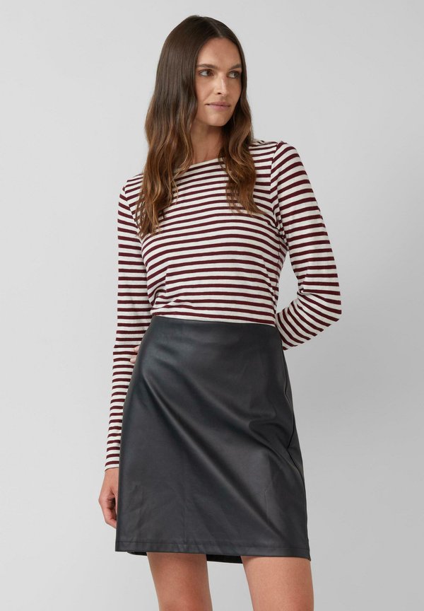 s.Oliver A-line skirt - schwarz