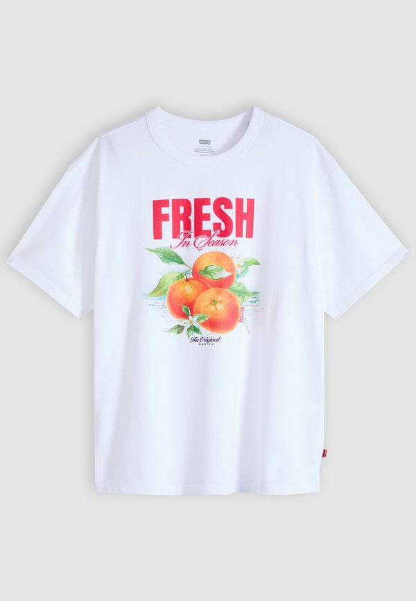 Levi's® TABOR - Print T-shirt - vitamin sea bright white