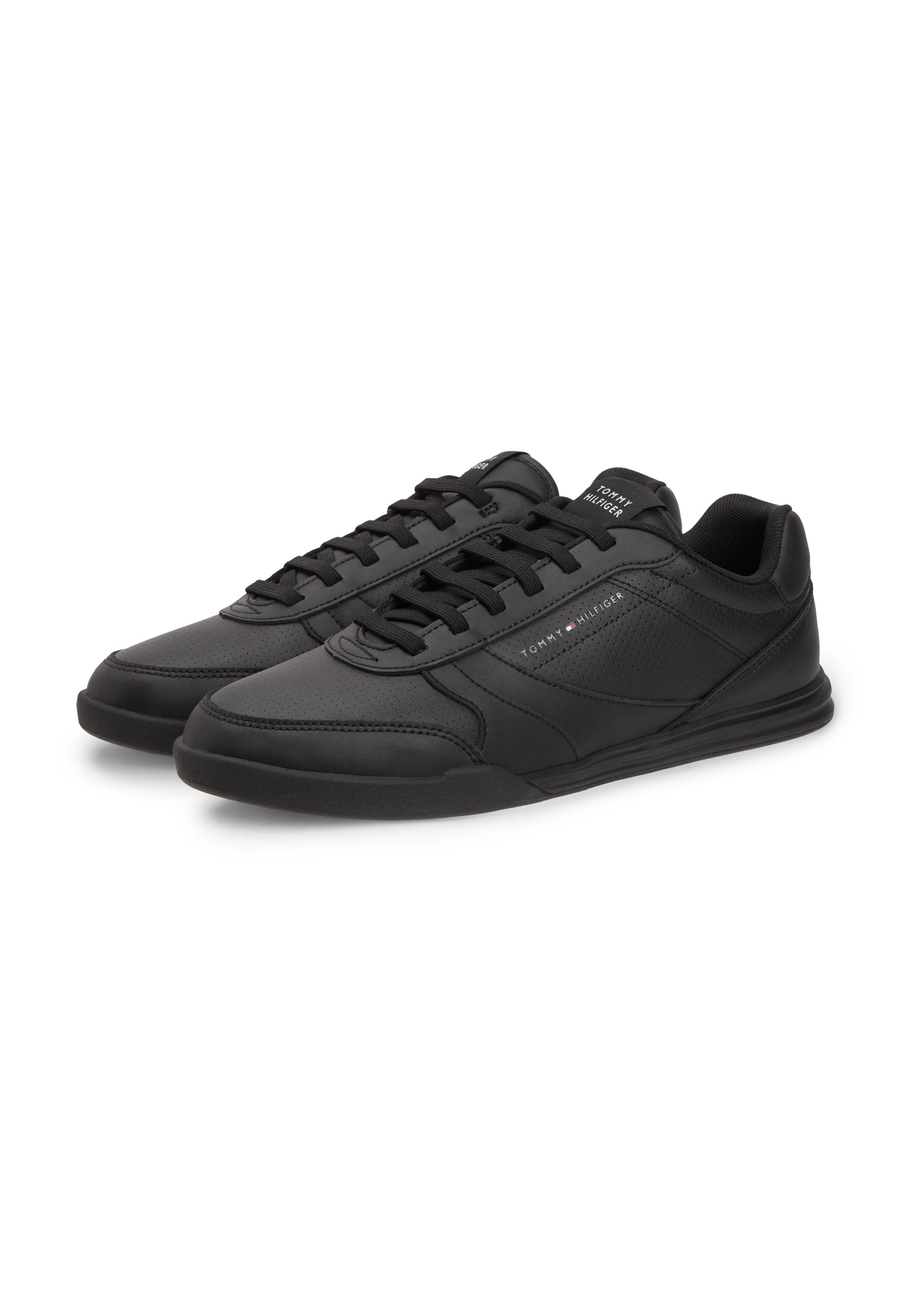 CONTRAST HEEL TRAINERS WITH LEATHER Media 2