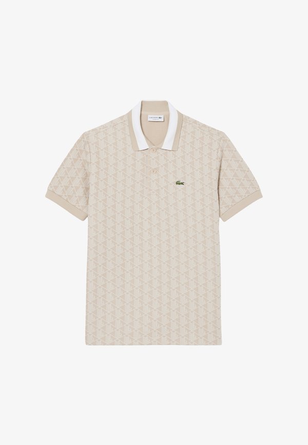 Lacoste DH1417_QIJ - Polo shirt - beige blanc-gi