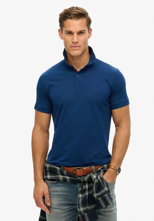 Superdry & Co CITY - Polo shirt - pilot mid blue