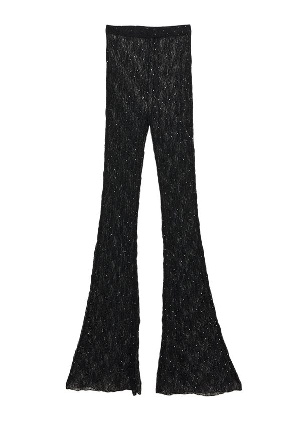 PULL&BEAR FLARED WITH RHINESTONES