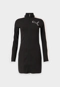Puma SLIM LOVE OF THE CAT FULL ZIP SHORT - Sweat Dress - black