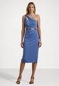 Lauren Ralph Lauren JERSEY ONE SHOULDER COCKTAIL DRESS
