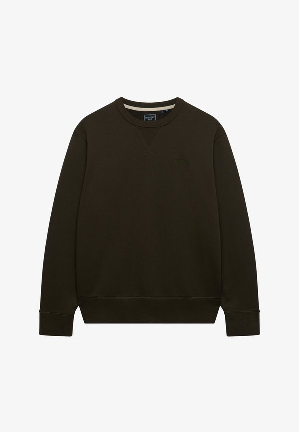 Superdry & Co SUPERDRY ESSENTIAL STACKED LOGO CREW SWEATSHIRT.. - Sweatshirt - dark grey green