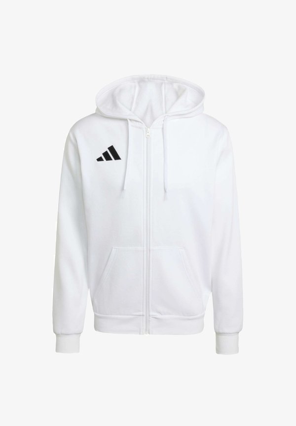 adidas Performance ADIDAS PERFORMANCE ENTRADA26 FULL ZIP HOODIE - Zip-up sweatshirt - white/black