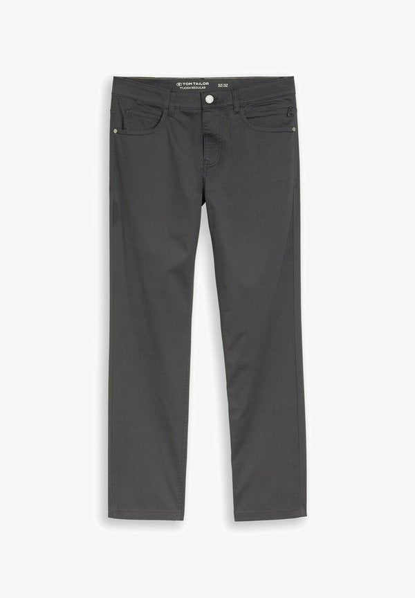 TOM TAILOR Trousers - tarmac grey