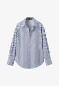 Mango Button-down blouse - light blue