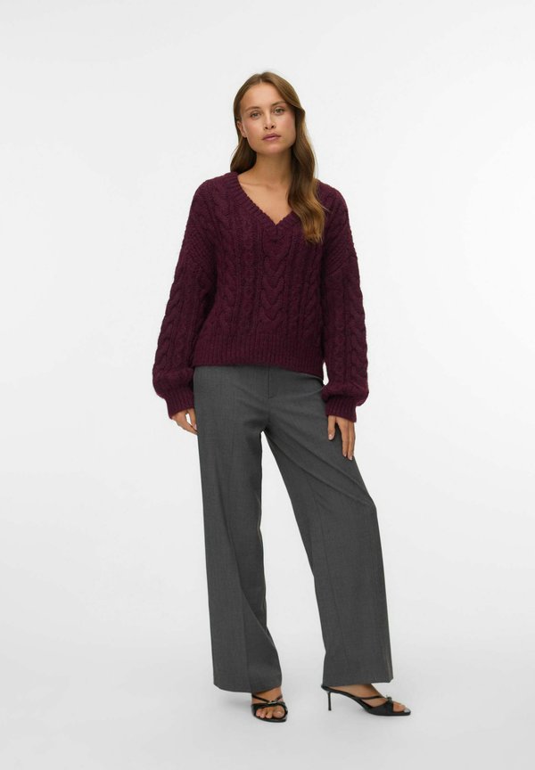 Vero Moda Knitted VMDREAM Knitted - Jumper - winetasting