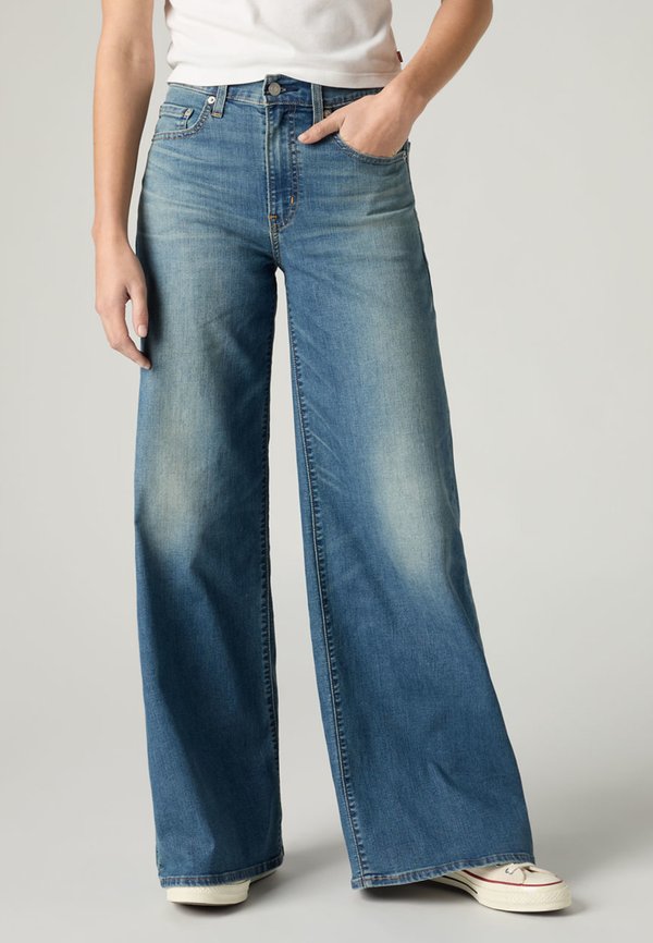 Levi's® 728® HIGH RISE WIDE LEG - Wide Leg - quiet cool