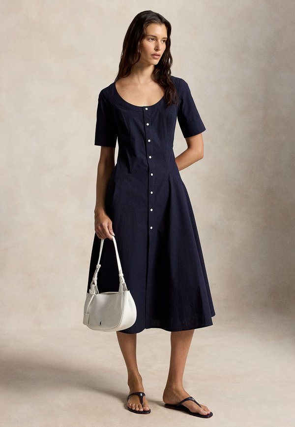 Polo Ralph Lauren COTTON CANVAS SCOOPNECK DRESS