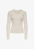 ONLY ONLLINE - Long sleeved top - cloud dancer