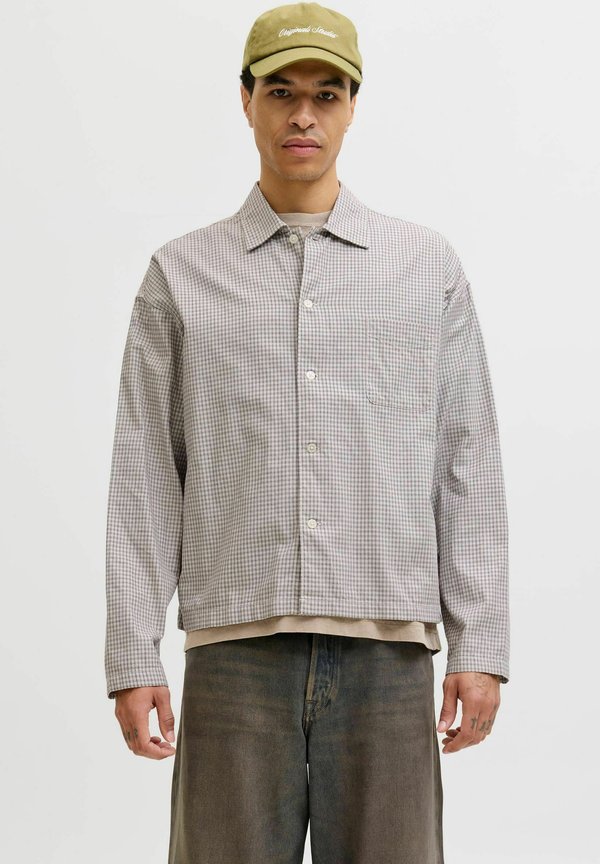 Jack & Jones JORAUSTIN CLEAN CHECK SHIRT LS SN - Shirt - white