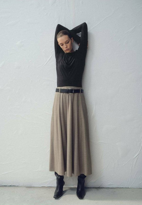 Mango Maxi skirt - grey