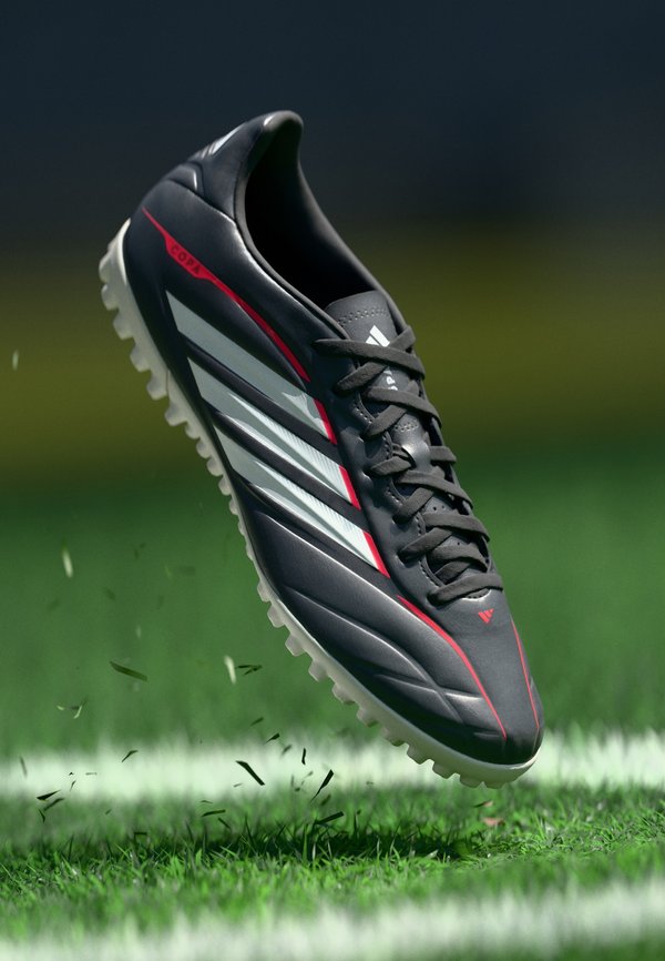 adidas Performance COPA PURE IV CLUB - Turf football boots - core black/footwear white/lucid red