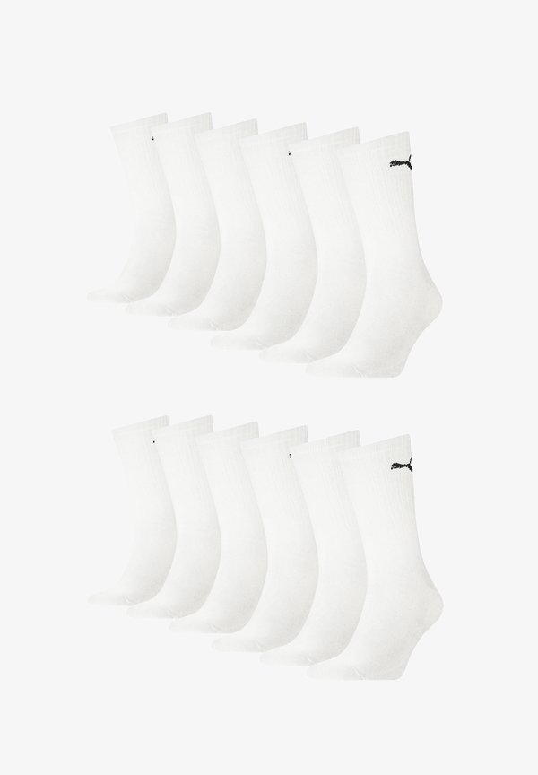 Puma 12 PACK UNISEX - Socks - white