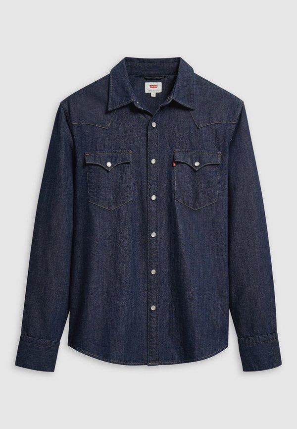Levi's® BARSTOW WESTERN STANDARD - Shirt - dark blue denim