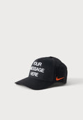 Nike Sportswear RISE AFRAME UNISEX - Cap - black/white/orange