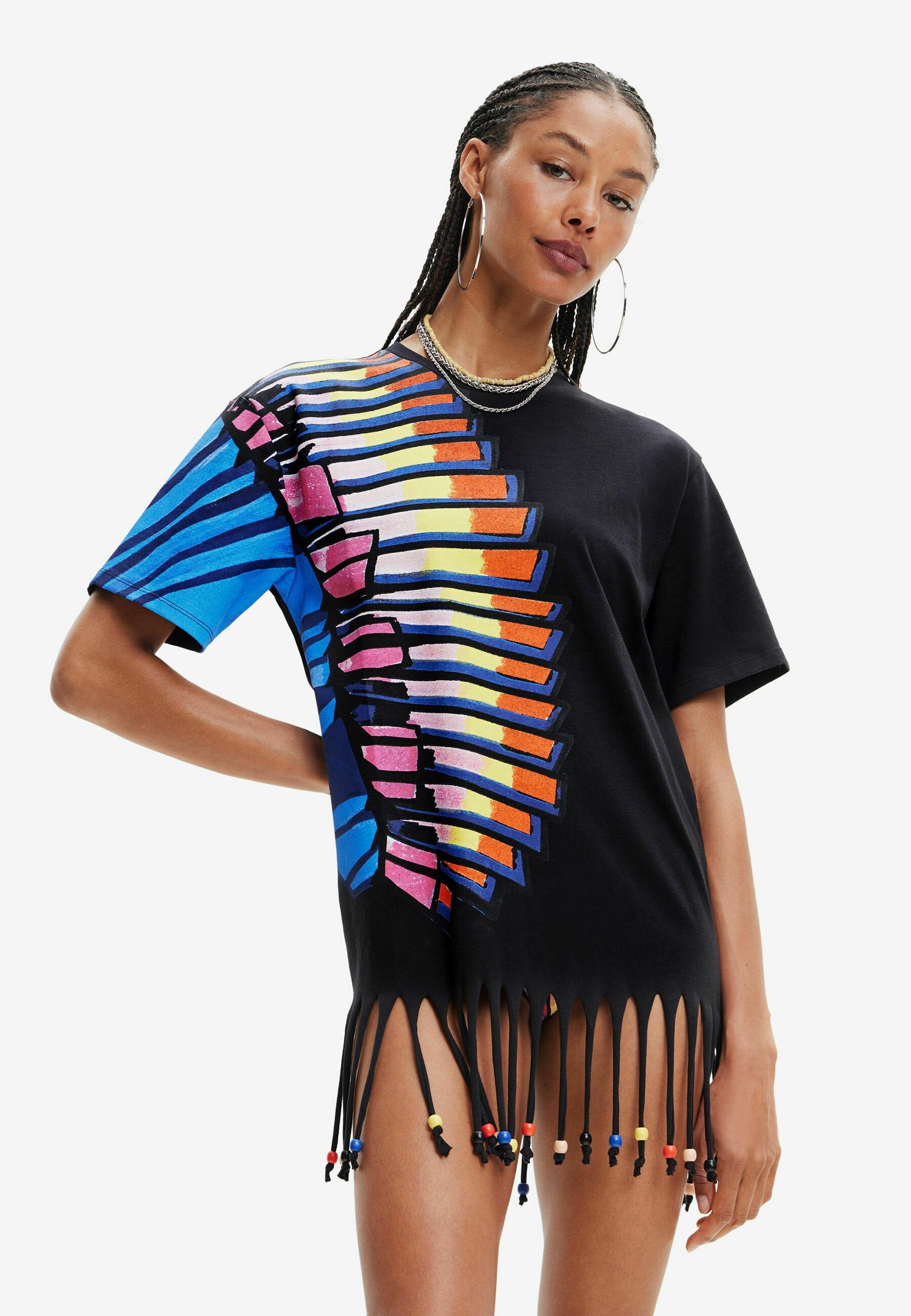 Desigual OVERSIZE BEADED TROPICAL