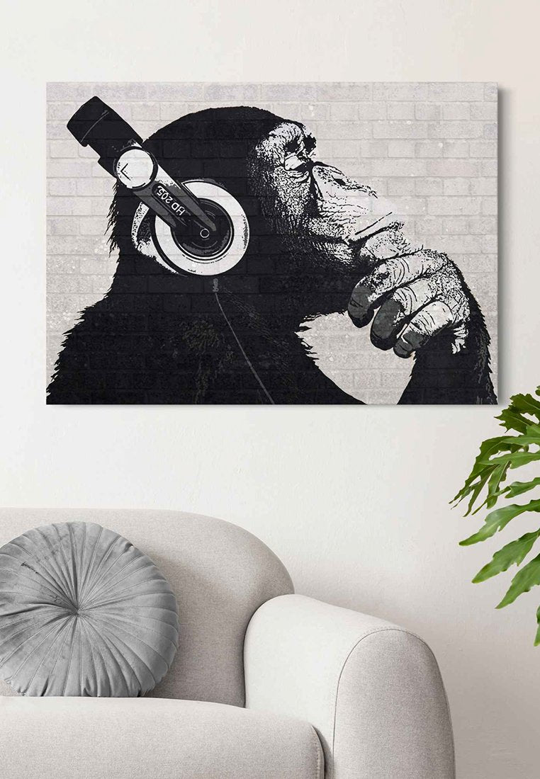 Orange Wallz HEADPHONE CHIMP
