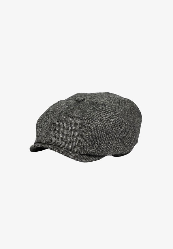 Superdry & Co BAKER BOY - Beanie - black white plain weave