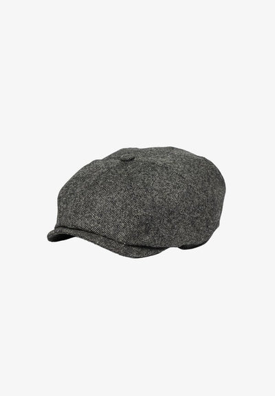 Superdry & Co BAKER BOY - Beanie - black white plain weave