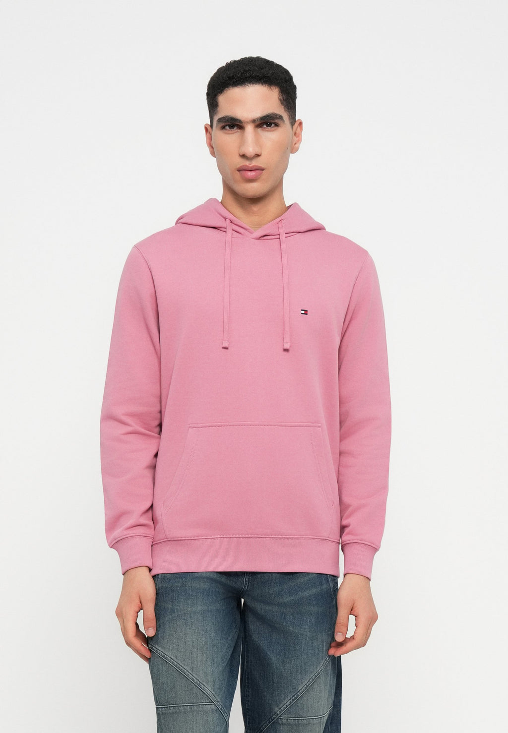 FLAG EMBROIDERY TERRY DRAWSTRING HOODY Media 3