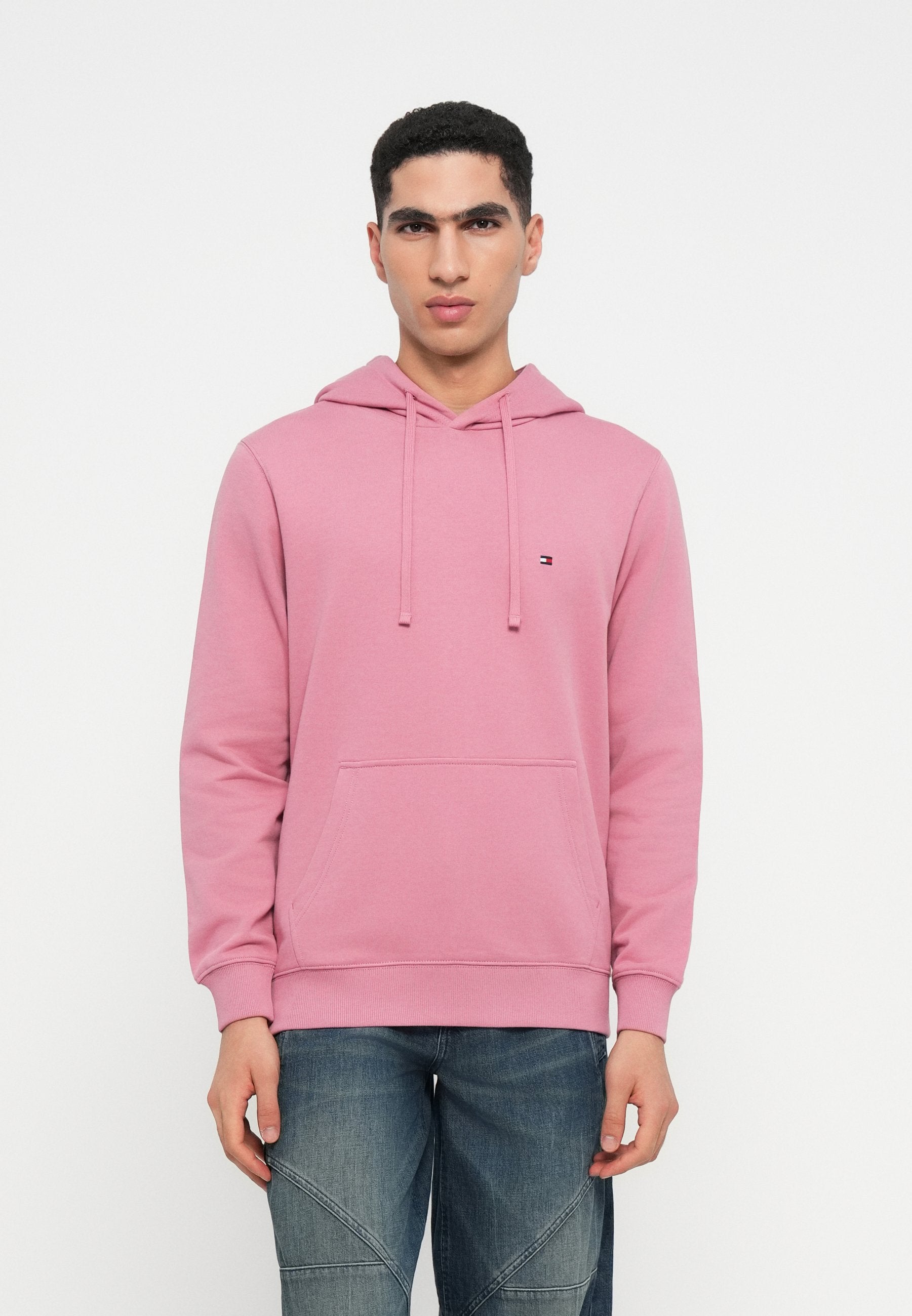 FLAG EMBROIDERY TERRY DRAWSTRING HOODY Media 3